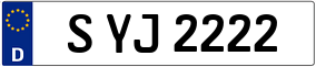 Truck License Plate